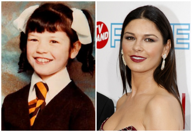 Catherine Zeta-Jones young and today