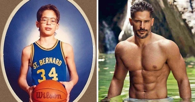 Joe Manganiello young and today