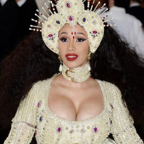 Cardi B's cleavage