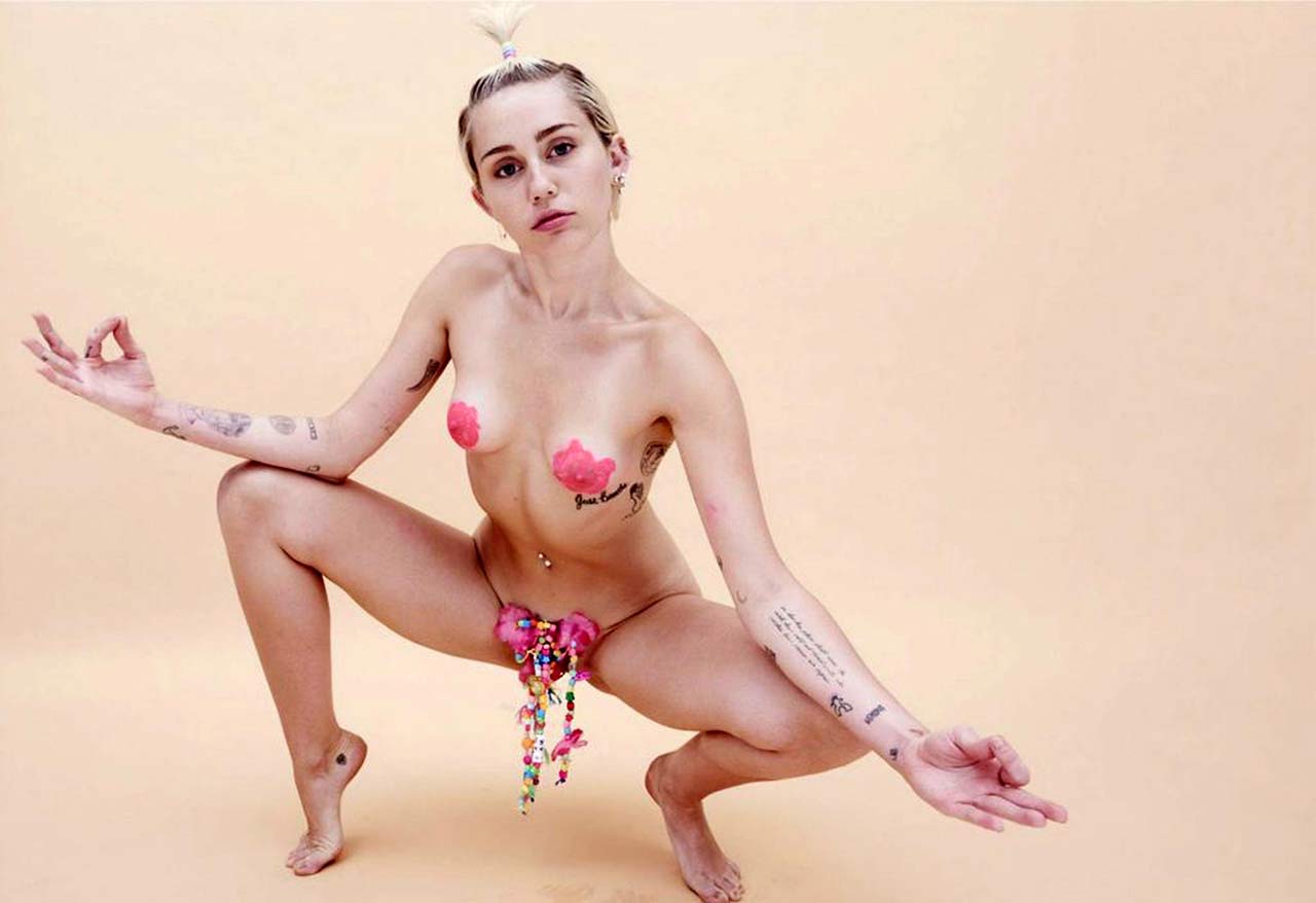 Miley Cyrus Nude Pussy For 'Plastic' Magazine - ScandalPost
