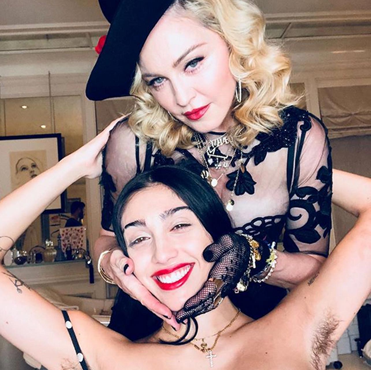 Nude lourdes leon Madonna's daughter