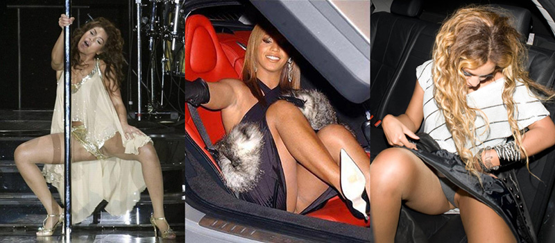 800px x 350px - Beyonce Upskirt and Hot Stage Wardrobe Malfunctions ...