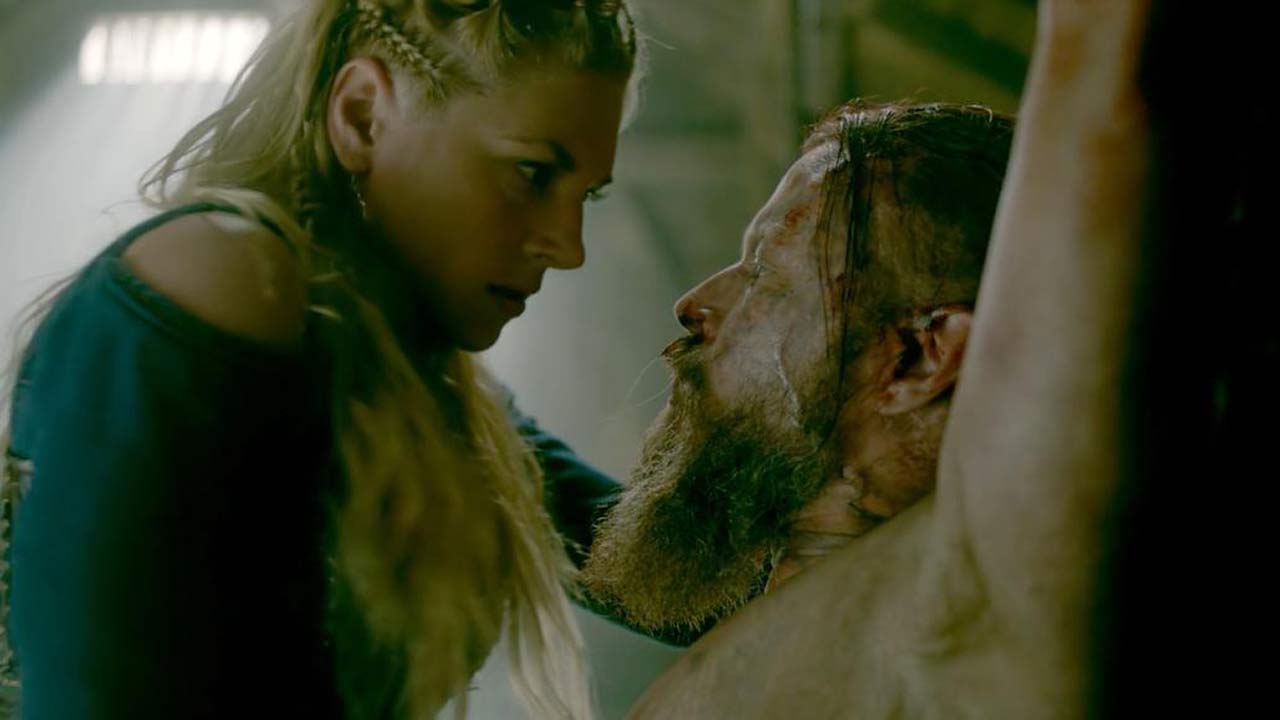 Katheryn Winnicko - Katheryn Winnick Rides a Slave in 'Vikings' - ScandalPost
