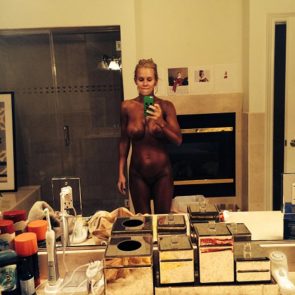 Jenny McCarthy nude in bathroom