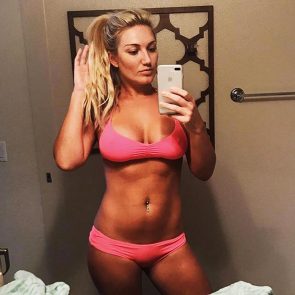 Brooke Hogan takes a selfie in lingerie