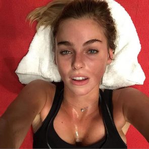 Elizabeth Turner was sweating