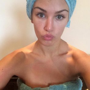 Amy Willerton sexy after shower