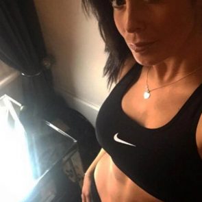 Kym Marsh sexy in black top