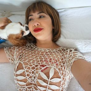 Jackie Cruz naked with her nipples