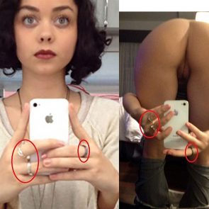 Sarah Hyland's leaked nudes test