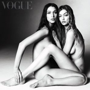 gigi hadid nude with bella