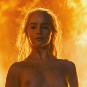 Emilia Clarke naked breasts