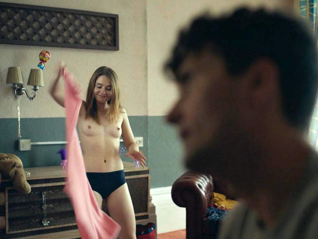 Jessica Barden nude tits and nipples