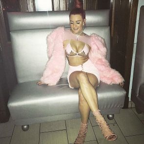 Justina Valentine nude in sexy lingeire
