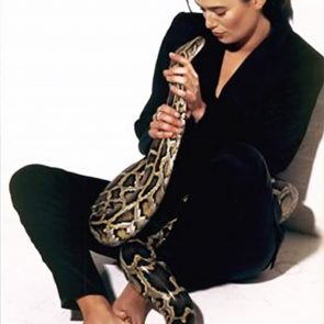 Lena Headey hot with snake