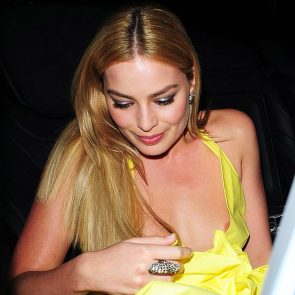 Margot Robbie naked nipples