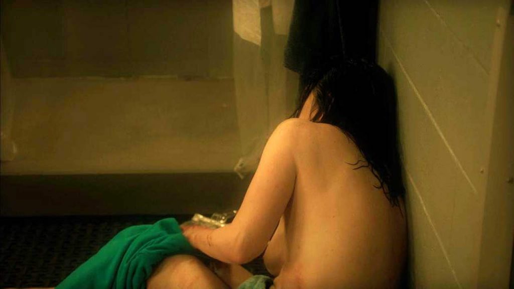 Pamela Rabe naked in scene