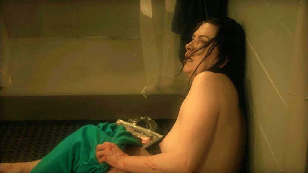 Pamela Rabe topless scene