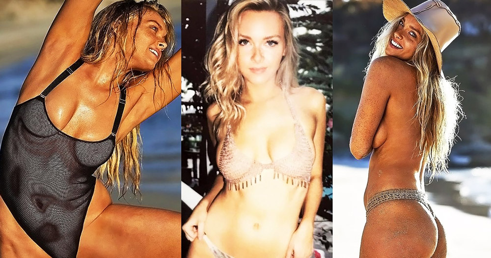 Blonde Camille Kostek naked and private topless photos are here