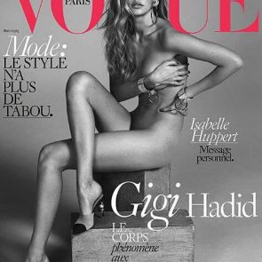 Gigi Hadid nude for Vouge