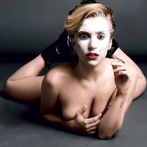 Lady Gaga naked