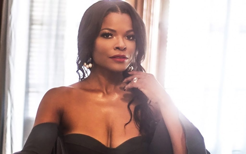 Keesha Sharp with her saggy breasts