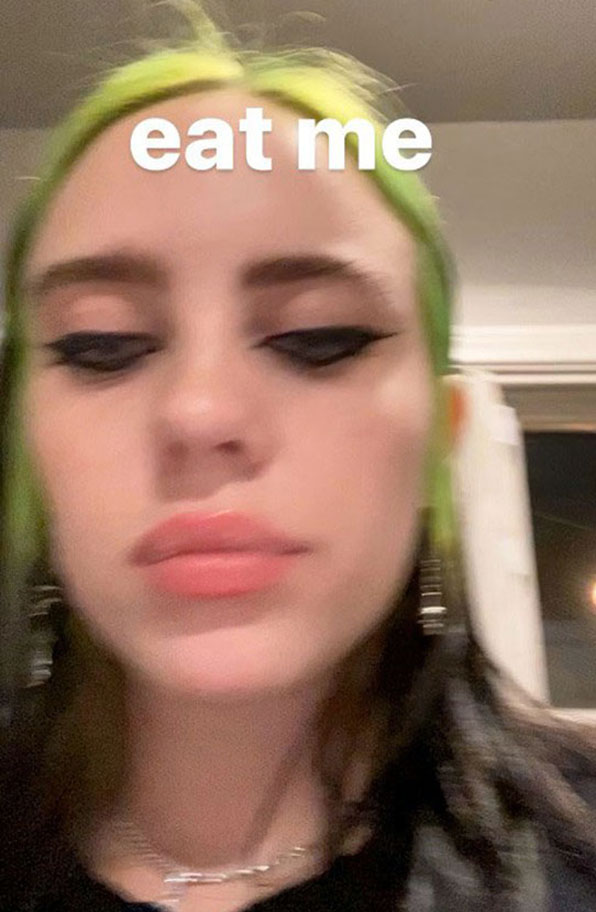 Has billie eilish ever been nude