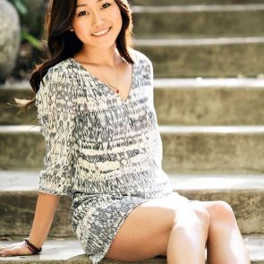 Karen Fukuhara naked in a sexy short dress