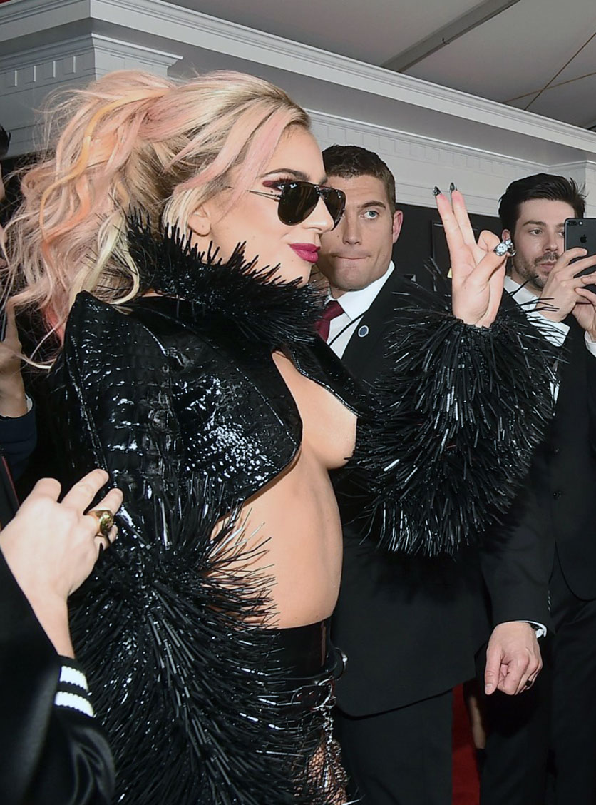Lady Gaga boobs