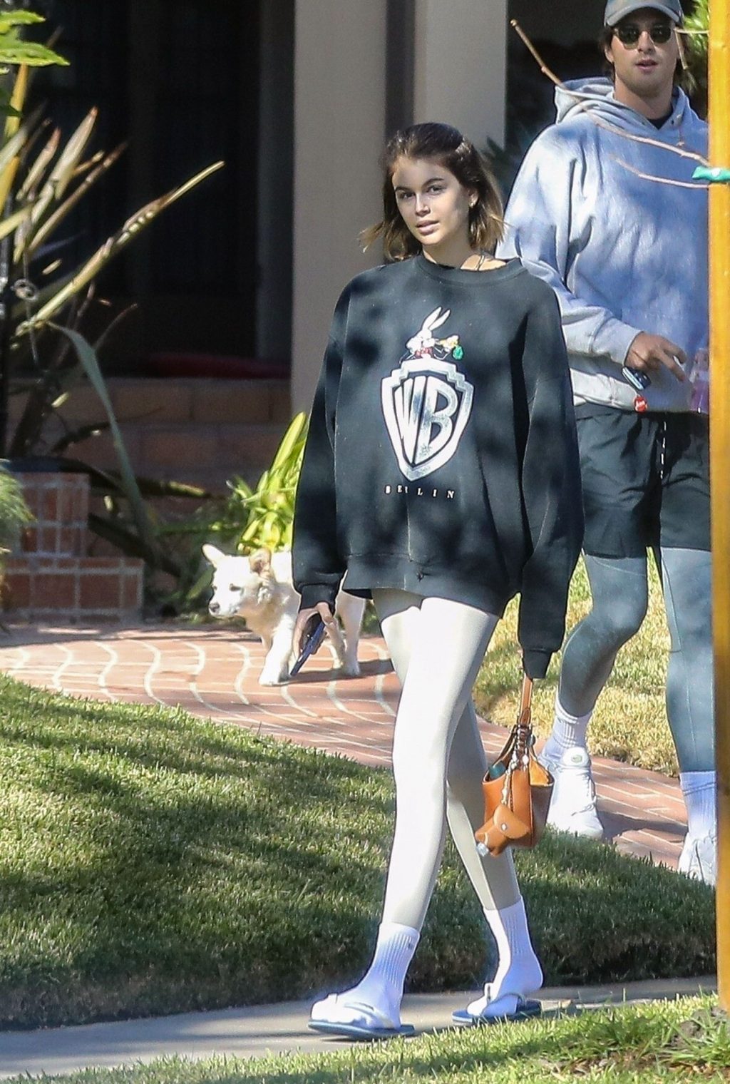 Kaia Gerber's legs